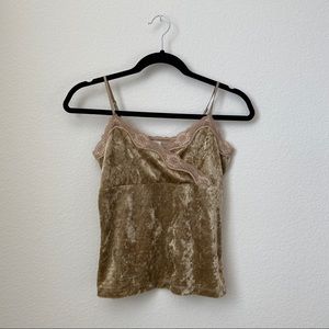 Gold Suade Camiseta/ Tanktop